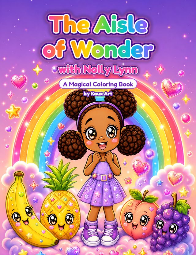 Cover of The Aisle of Wonder with Nolly Lynn: A Magical Coloring Book